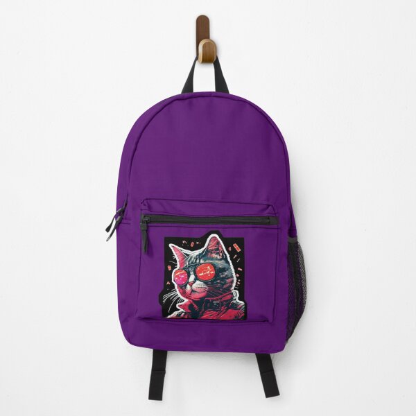 Item preview, Cyberpunk neon cat #12 designed and sold by PhiloSophyEye.