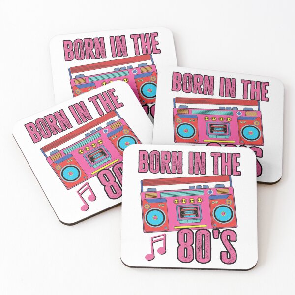 Item preview, Born In The 80s Old School 80s 90s Retro Boombox Music designed and sold by 74ninetees.