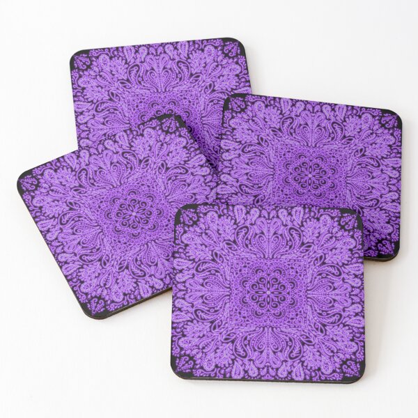 Item preview, Neon Mandala Flower Abstract designed and sold by Chatchot.