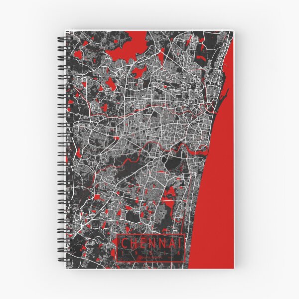 Item preview, Chennai City Map of Tamil Nadu, India - Oriental designed and sold by deMAP.