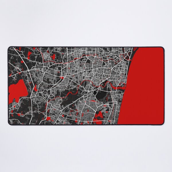 Item preview, Chennai City Map of Tamil Nadu, India - Oriental designed and sold by deMAP.