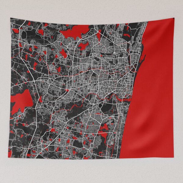 Item preview, Chennai City Map of Tamil Nadu, India - Oriental designed and sold by deMAP.