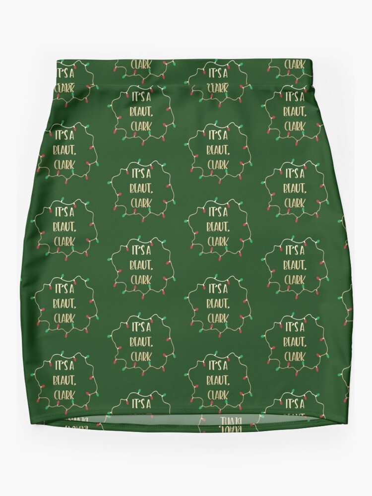 Green skirt from outlet christmas vacation