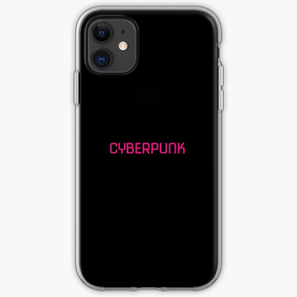 Cyberpunk - Neon Pink iPhone Soft Case