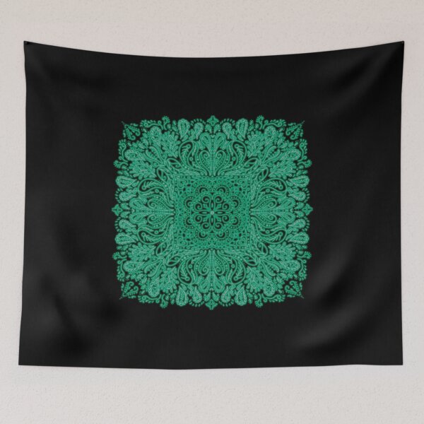 Item preview, Neon Mandala Flower Abstract designed and sold by Chatchot.