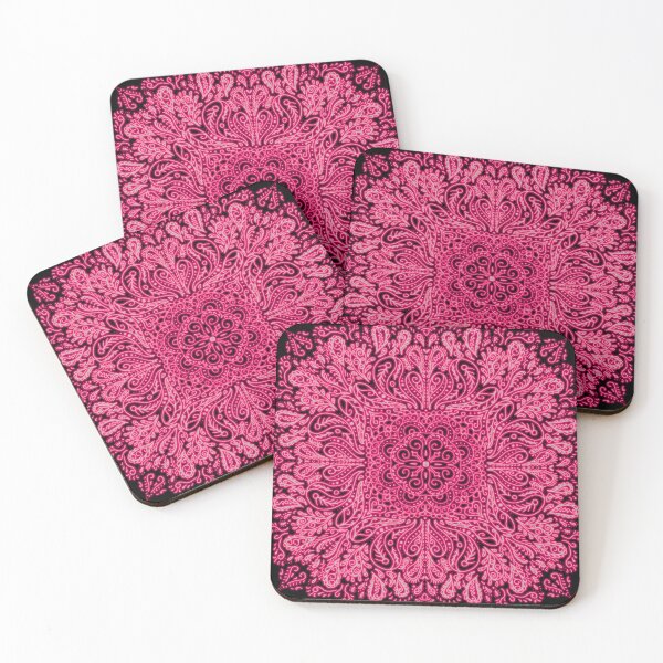 Item preview, Neon Mandala Flower Abstract designed and sold by Chatchot.