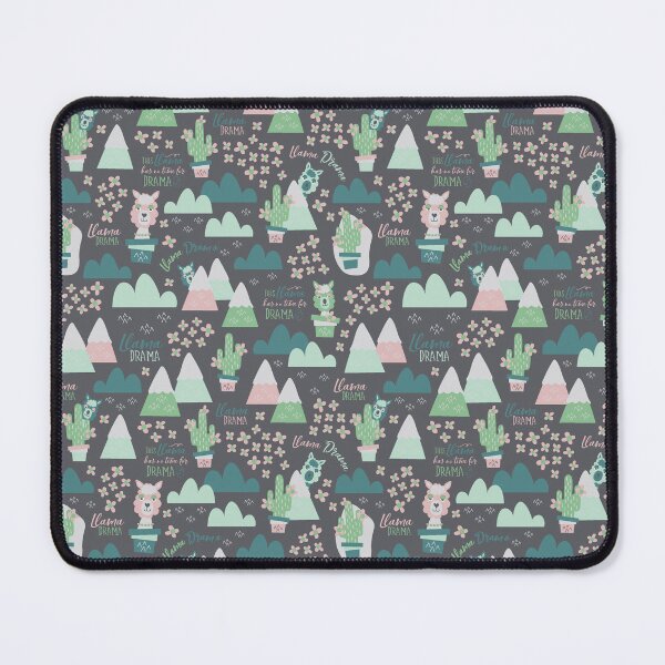 Item preview, Llama Drama Cactus Mountain Desert Pastel designed and sold by marknprints.