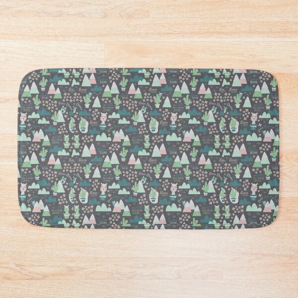 Item preview, Llama Drama Cactus Mountain Desert Pastel designed and sold by marknprints.