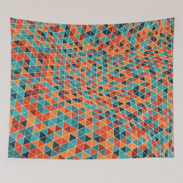 Item preview, Colorful Polygonal Distorted Pattern designed and sold by stylebytara.