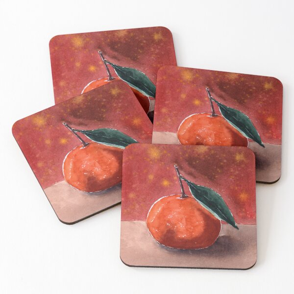 Item preview, Orange Mandarine - Watercolor Illustration designed and sold by Pattokarts.