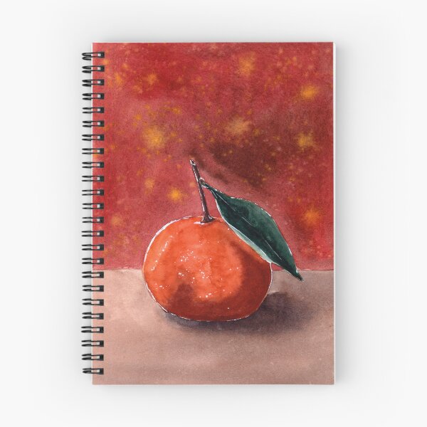 Artikelvorschau, Orange Mandarine - Aquarellillustration entworfen und verkauft von Pattokarts.