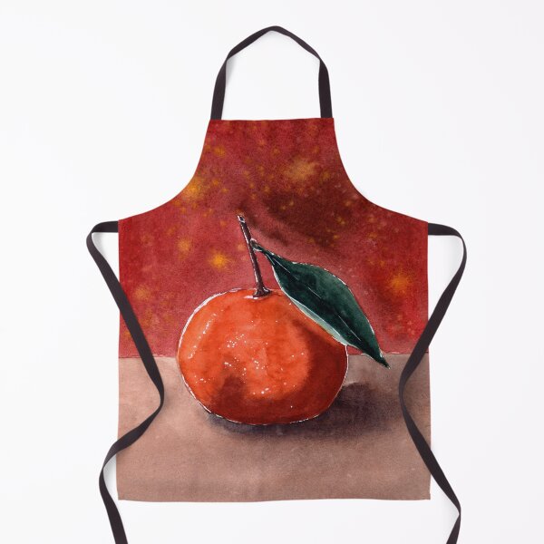 Item preview, Orange Mandarine - Watercolor Illustration designed and sold by Pattokarts.