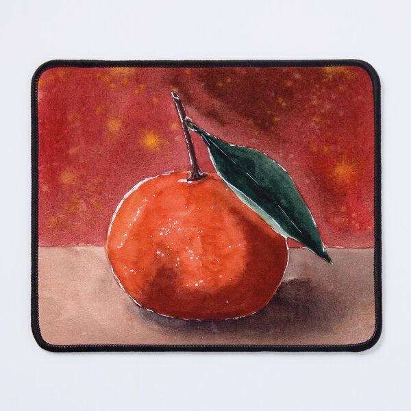 Item preview, Orange Mandarine - Watercolor Illustration designed and sold by Pattokarts.