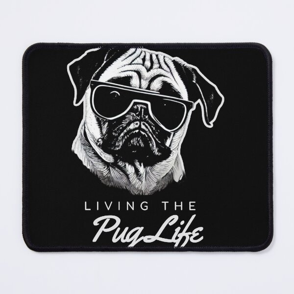 Item preview, Living the Pug Life, pug mom, pug dad designed and sold by mwebba2005.
