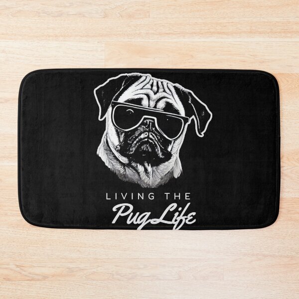 Item preview, Living the Pug Life, pug mom, pug dad designed and sold by mwebba2005.