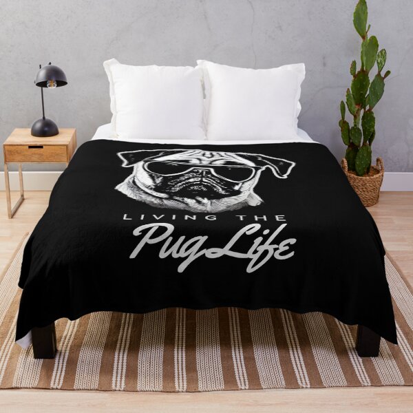 Item preview, Living the Pug Life, pug mom, pug dad designed and sold by mwebba2005.