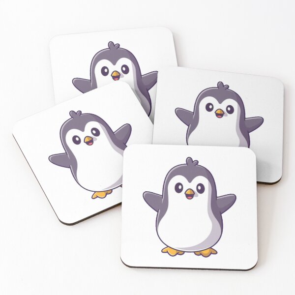 Artikelvorschau, niedlicher glücklicher pinguin niedlicher tierkarikatur entworfen und verkauft von Urshirt1.