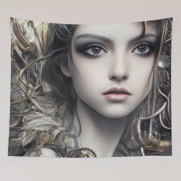 Item preview, Asia Steampunk Girl Portrait  designed and sold by Kamiri.