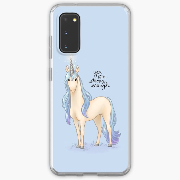 "You Are Strong Enough" Unicorn Samsung Galaxy Soft Case