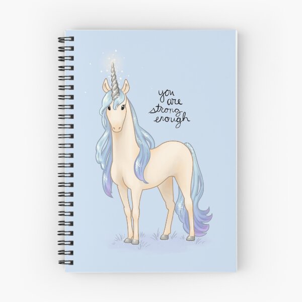 Item preview, "You Are Strong Enough" Unicorn designed and sold by thelatestkate.