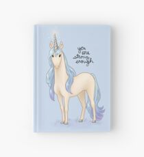 "You Are Strong Enough" Unicorn Hardcover Journal