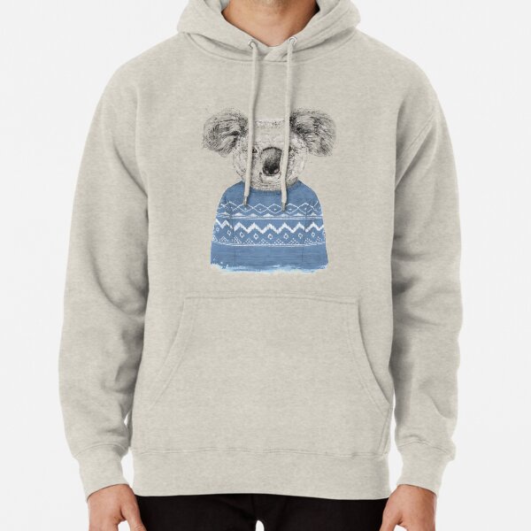 Koala de invierno Sudadera con capucha
