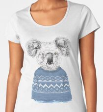 Winter koala Women's Premium T-Shirt