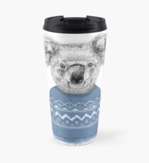 Winter koala Travel Mug