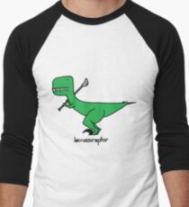 lacrossiraptor Baseball ¾ Sleeve T-Shirt