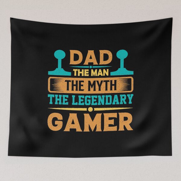 Item preview, Dad The Man The Myth The Legendary Gamer designed and sold by RockBeeDesigns.