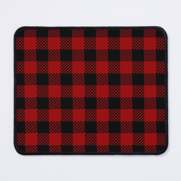 Item preview, Plaid Bright Red And Black designed and sold by Isma Saleem.