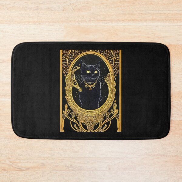 Item preview, Tarot Card Black Cat Graphic designed and sold by MotionWaves.