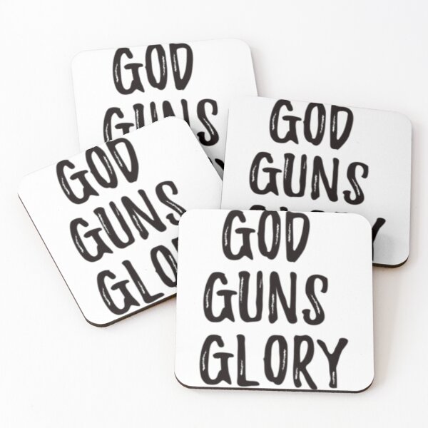 Item preview, God Guns Glory    designed and sold by WeeThingsFiber.
