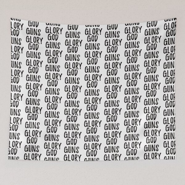 Item preview, God Guns Glory    designed and sold by WeeThingsFiber.