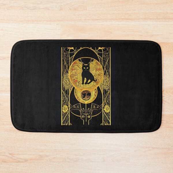 Item preview, Tarot Card Black Cat Graphic designed and sold by MotionWaves.