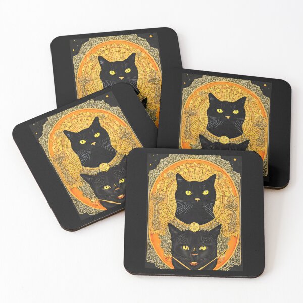Item preview, Tarot Card Black Cat Graphic designed and sold by MotionWaves.