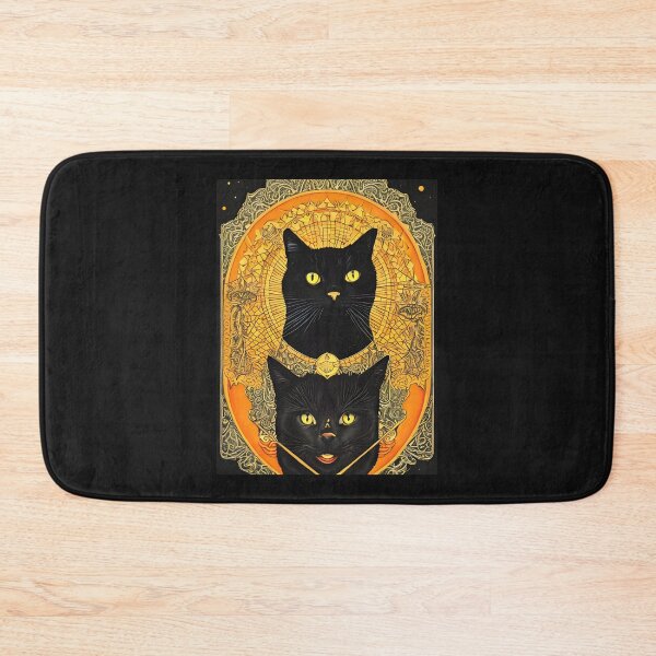 Item preview, Tarot Card Black Cat Graphic designed and sold by MotionWaves.