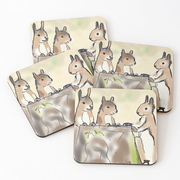 Item preview, Squirrel meeting designed and sold by Jacinta hunt.