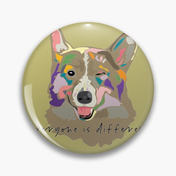 Item preview, everyone is different_wink dog_c2 designed and sold by Mimi Huang.
