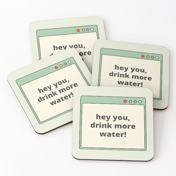 Item preview, Daily Water Reminder — Daily Reminder, Drink Water, Quote designed and sold by CROWNLIGHT.