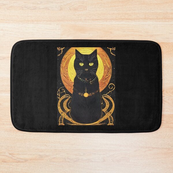 Item preview, Tarot Card Black Cat Graphic designed and sold by MotionWaves.