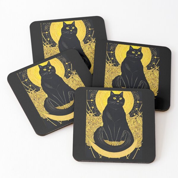 Item preview, Tarot Card Black Cat Graphic designed and sold by MotionWaves.