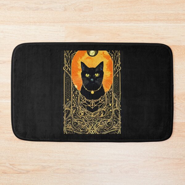 Item preview, Tarot Card Black Cat Graphic designed and sold by MotionWaves.