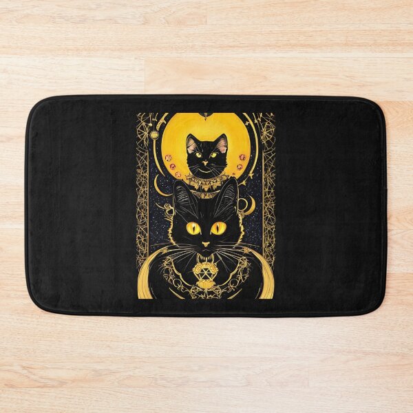 Item preview, Tarot Card Black Cat Graphic designed and sold by MotionWaves.