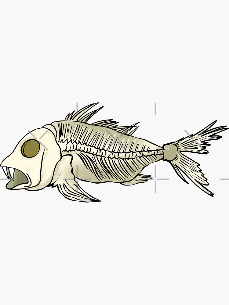 Dead Fish Sticker for Sale by Bunkwaa