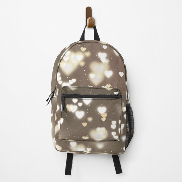 Item preview, Printed image of Shining Hearts Bokeh brown designed and sold by JaReVa.
