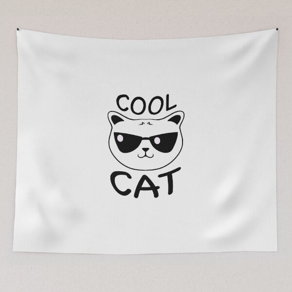 Item preview, Cat design- Cool Cat designed and sold by Artsbykk.