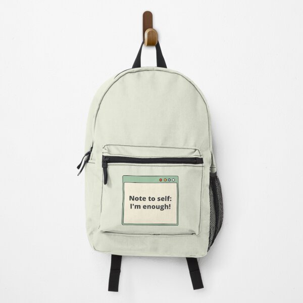 Item preview, Note to self, I'm Enough! — Daily Reminder, Motivational, Quote designed and sold by CROWNLIGHT.