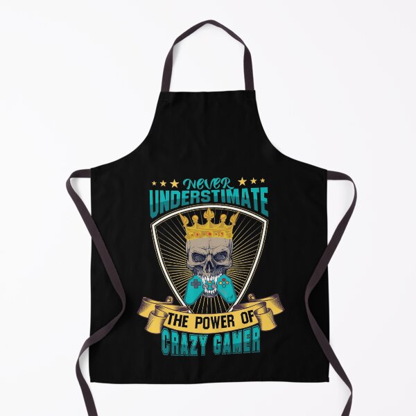 Item preview, Never Underestimate Gamer designed and sold by RockBeeDesigns.