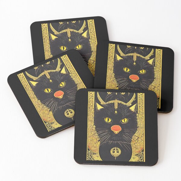 Item preview, Tarot Card Black Cat Graphic designed and sold by MotionWaves.